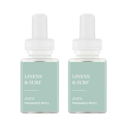 Smart Plug-In Diffuser Fragrance Refill - Linens & Surf Scent (2-Pack)