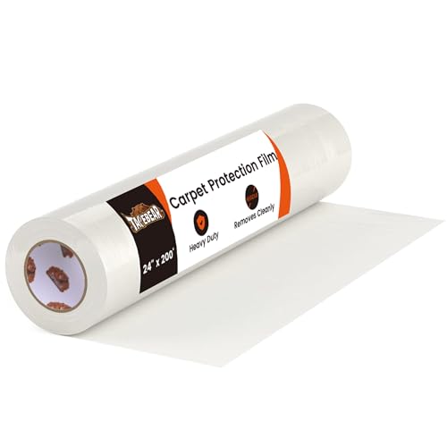 Carpet Protection Film 24" x 200' - Self-Adhesive Floor Cover