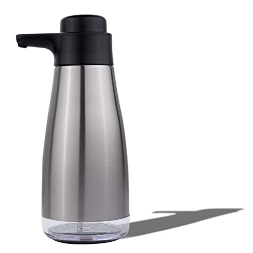 15oz Liquid Soap Dispenser, Stainless Steel Kitchen and Bathroom Pump