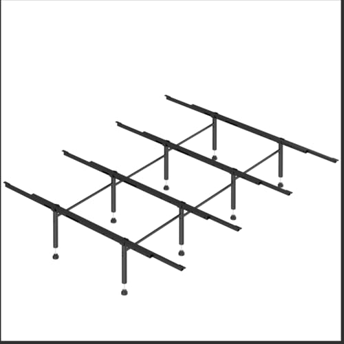 Adjustable Bed Center Support System with 8 Legs for Full to King Beds