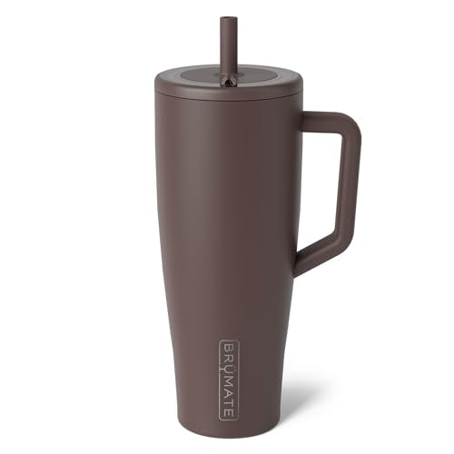 40 oz Leakproof Insulated Stainless Steel Tumbler with Handle & Straw