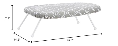Amazon Basics Portable Tabletop Ironing Board with Folding Legs