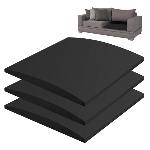 3-Pack 20x20 Inch High-Density Foam Couch Cushion Support for Sagging Seats