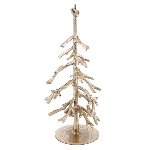 Santa Barbara Design Studio Gold Metal Twig Tree Set of 2 for Mantel - Xmas Shelf Decor