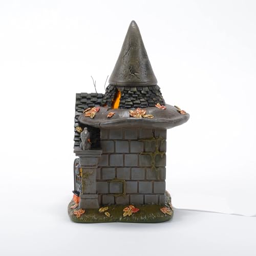 Halloween Village Crypt of the Old Hag Light Up Building, 6.77 Inch