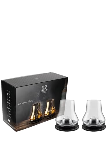 Peugeot Whisky Tasting Duo Set - 2 Glasses, Coasters, Cooling Bases & Booklet