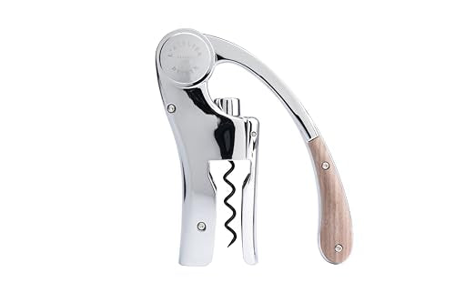 L'Atelier du Vin Oeno Motion Wood & Chrome Lever Corkscrew - Luxury Wine Opener with Gift Box