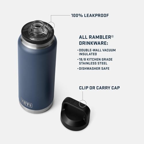 36 oz Stainless Steel Insulated Water Bottle with Chug Cap