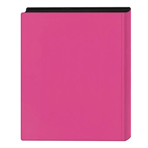 Mini 4x6 Photo Album with Front Cover Frame - Hot Pink Padded Cover
