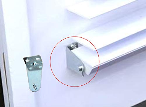 4pcs Metal Hold Down Brackets for Horizontal Blinds and Window Shades