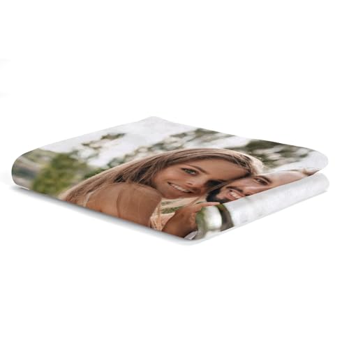 Custom Photo Blanket - Personalized Soft Polyester Throw Blanket