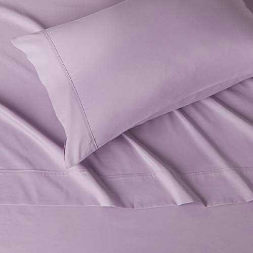 Ultra-Soft Microfiber 3-Piece Twin XL Bed Sheet Set, Frosted Lavender