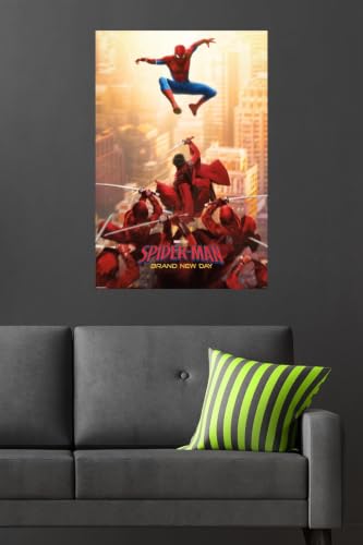 Marvel Spider-Man Brand New Day Wall Poster - 34" x 22"