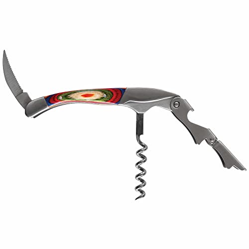 Totally Bamboo Marrakesh Collection Waiter's Friend Wine Opener with Corkscrew & Bottle Opener - Bottle Opener Variation