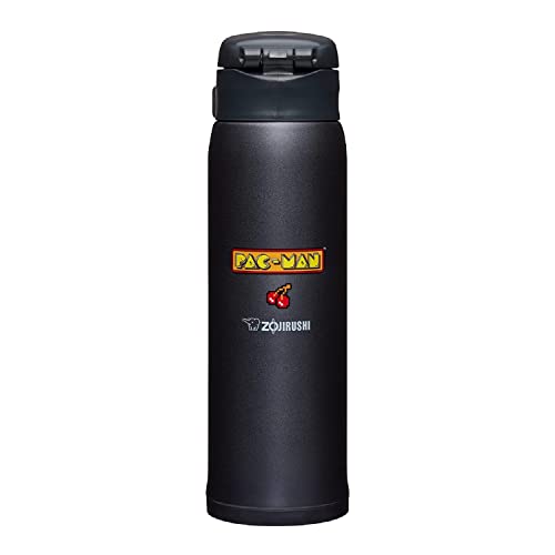 Zojirushi SM-SHE48PABA Stainless Steel Mug PAC-MAN Collection, 16-Ounce, Black