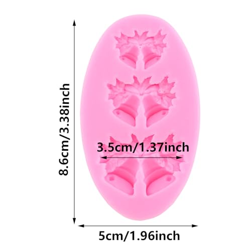 Christmas Bells Silicone Fondant Mold - Style F | YIHUOMOLDS
