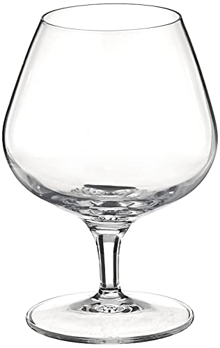 Luigi Bormioli Michelangelo 13.25 oz Napoleon Brandy Glasses Set of 4 - Lead-Free Crystal