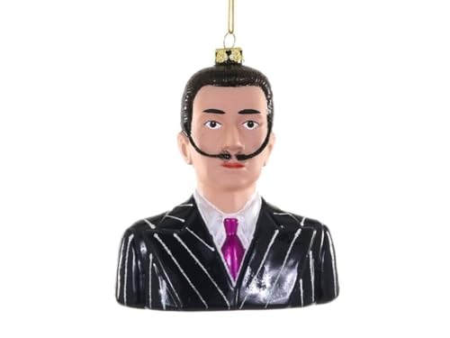 Salvador Dali Vintage Glass Blown Christmas Ornament - Cody Foster Collectible