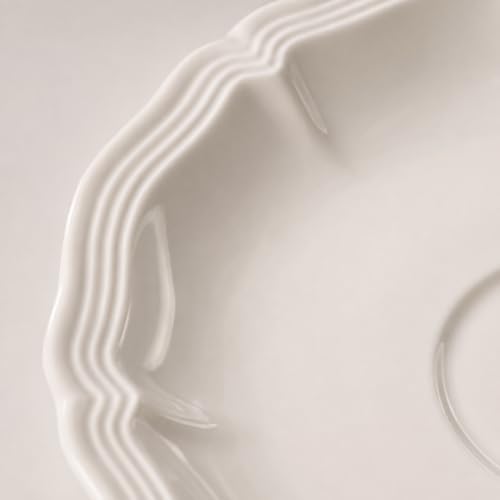 Villeroy & Boch Manoir 5.75-inch Creamy White Coffee & Tea Saucer - Classic Variation