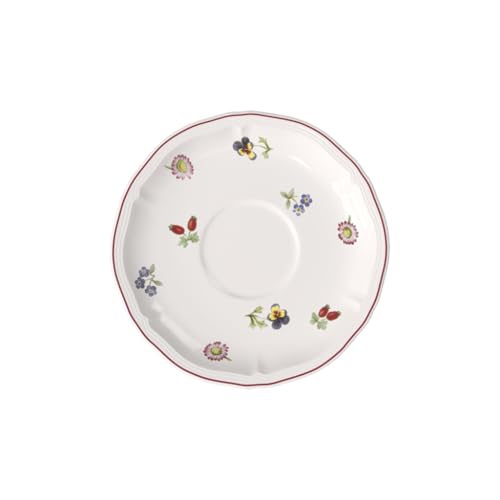 Villeroy & Boch Petite Fleur Breakfast/Soup Cup and Saucer Set 6.5 inch Premium Porcelain