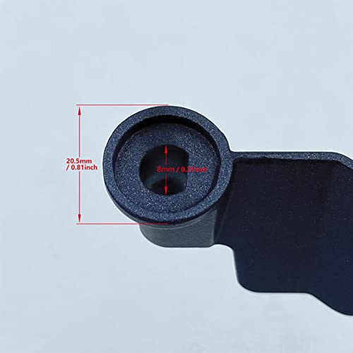 2 Pcs Bread Maker Kneading Paddle, Non-stick D-Port Replacement Blade
