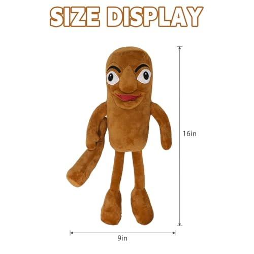 16-Inch Tung Tung Tung Sahur Plush Toy Soft Stuffed Animal Pillow