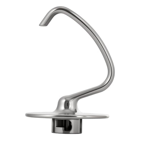 Stainless Steel Dough Hook for 4.5-5 Quart Tilt-Head Stand Mixers