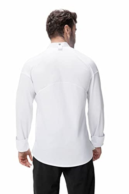Chef Works Men's Tulum Chef Coat, White, Large