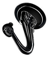 Hillman Black Swag Hooks (2-Pack) Model 421049 - Heavy Duty Hanging Hardware