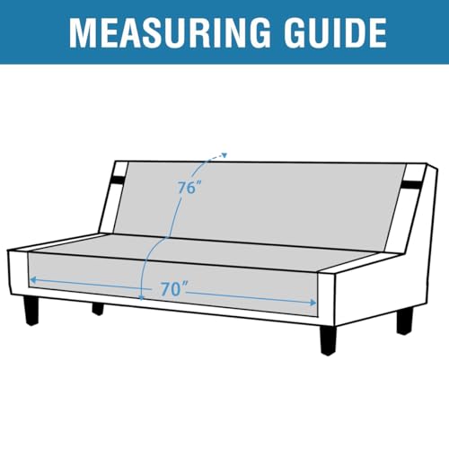 100% Waterproof Futon Cover Reversible Slipcover for Sofas