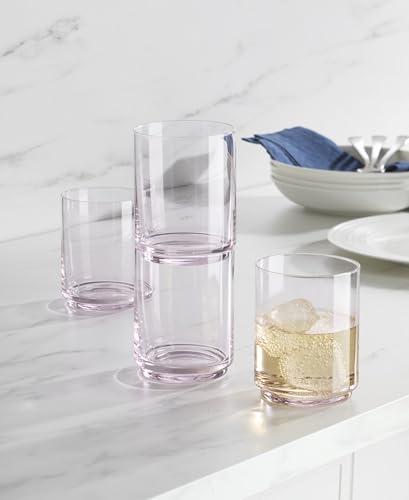 Lenox Tuscany Classics Stackable Tall Glasses Set of 4 - Blush