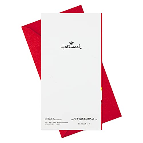 Hallmark Christmas Money Holder Cards 6-Pack with Snowmen & Santa Glitter Accents