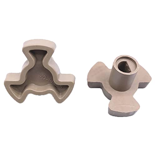 Microwave Turntable Motor Coupler Replacement - 0.59-inch Shaft Length