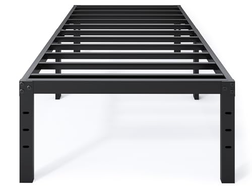 18-Inch Twin Metal Platform Bed Frame, Heavy Duty No Box Spring Needed