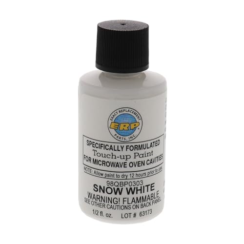 Microwave Oven Cavity Touch-Up Paint - Snow Bright White Finish