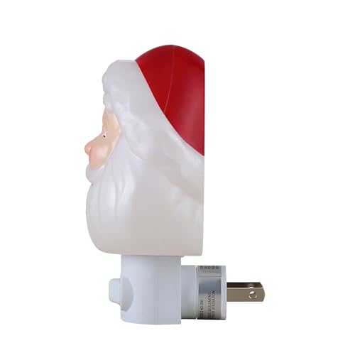 Mr. Christmas Santa Night Light - 5 Inch Shatterproof LED Holiday Decor