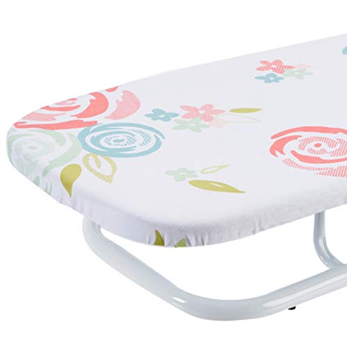 Amazon Basics Tabletop Ironing Board with Foldable Legs and Non-Slip Feet