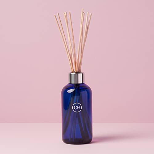 Volcano Reed Diffuser Set - Scented Fragrance Oil & Glass Bottle (8 oz)