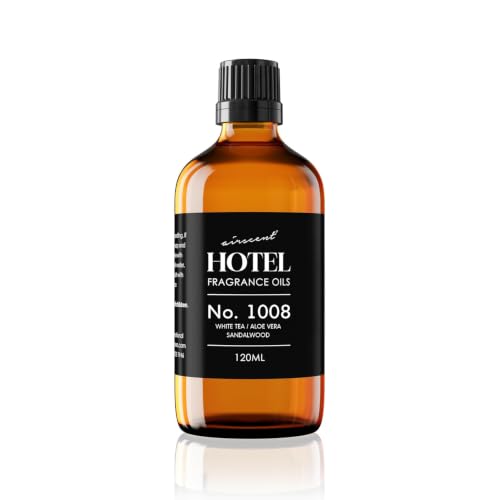 White Tea & Aloe Fragrance Oil - 120mL Premium Scent for Diffusers & Crafts