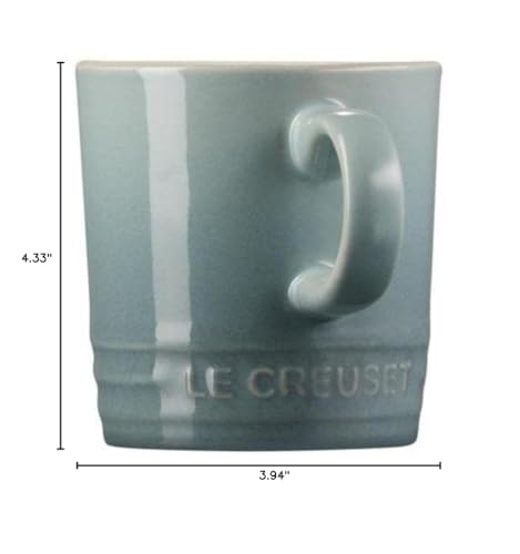 Le Creuset Stoneware Espresso Mug Sea Salt 3 oz. | Durable Nonstick Finish