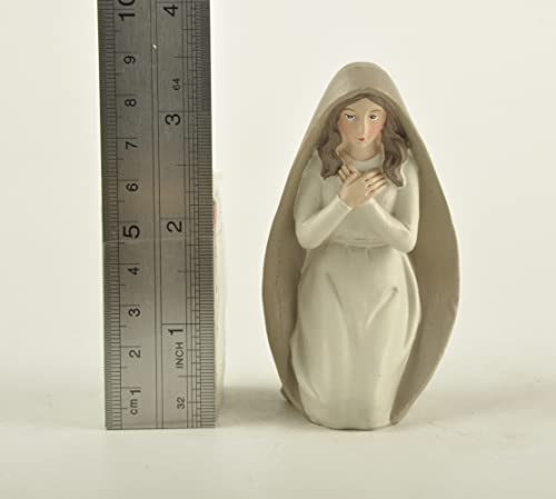 10-Piece Hand-Painted Nativity Set, 4.5-Inch Resin Manger Scene Figurines