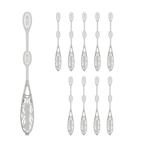 Chrome Cherry 10 Pack Icicle Cocktail Stirrer with Glowing Smokey Effect – Safe Dry Ice Compatible