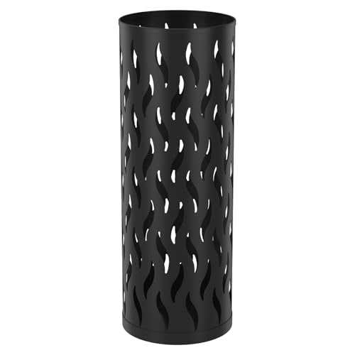 Metal Umbrella Stand, Freestanding Hollow Umbrella Holder for Entryway