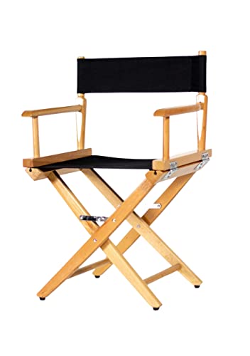 Junior Director's Chair - 15.5-Inch Seat Height Beech Wood Studio Chair