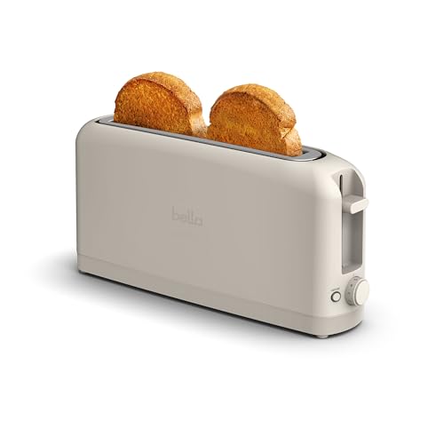 bella Fits-Anywhere™ 2-Slice Slim Toaster, Long Slot & Extra Wide,
