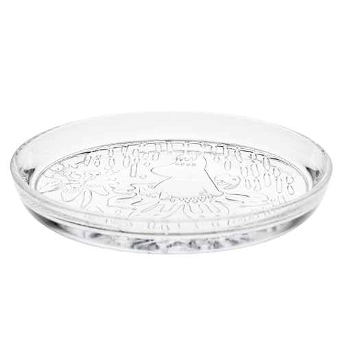 Arabia Moomin Glass Plate 6.1in Clear