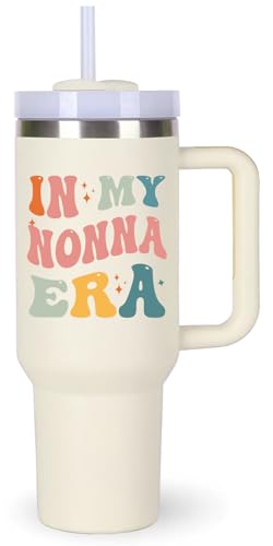 momocici Nonna Cup 40oz Tumblers - In My Nonna Era Gift for Mom
