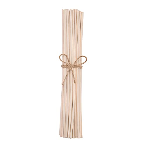 Nongcunren 10-Inch White Reed Diffuser Sticks 20pcs Replacement for Aromatherapy