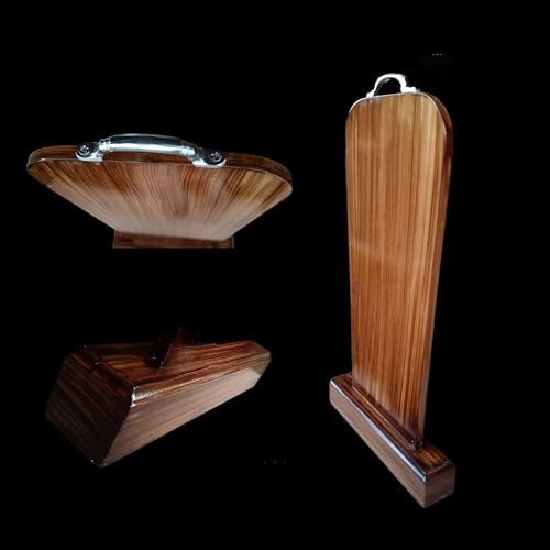Prayer Barrier Namaz Sutra - Wooden Islamic Prayer Divider for Home Mosque Office - Multicolor Line, Simple Variation