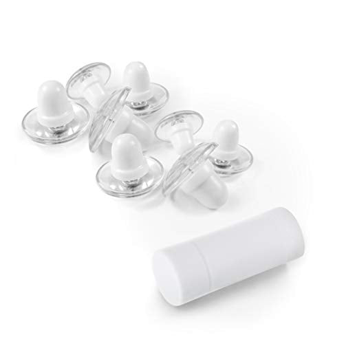Clear Magnetic Duvet Clips with Removal Key - 8 Pack Comforter Pins